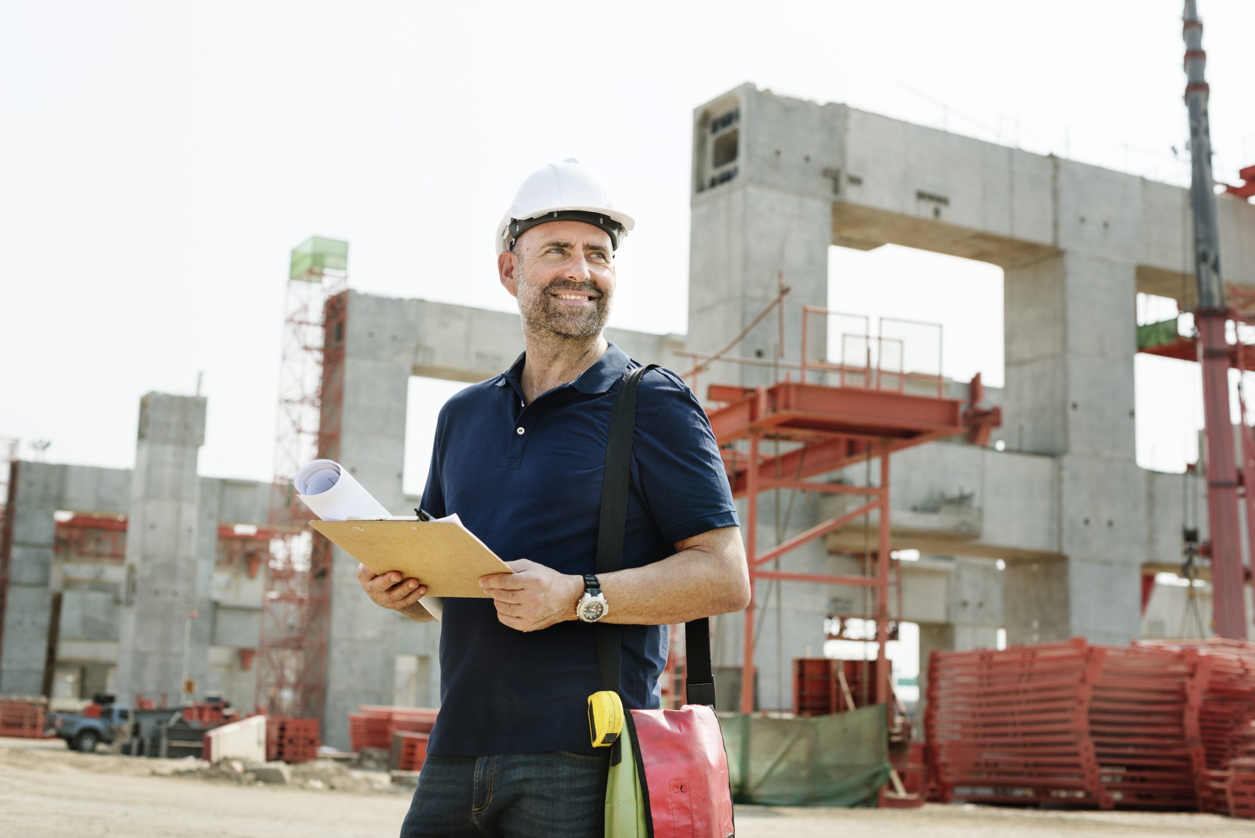 Architecture Construction Safety First Career Concept